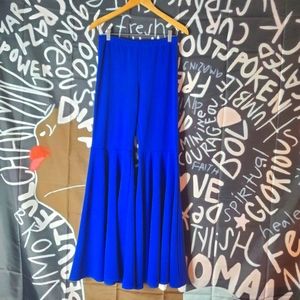 Royal Blue Bell Bottoms